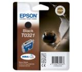 Epson T0321 Black Ink Cartridge - Retail Pack (untagged)