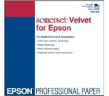 Epson Somerset Velvet Fine Art Paper, 24" x 30", 505g/m2