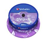 Verbatim DVD+R AZO 4.7GB 16X MATT SILVER SURFACE (25 PACK)