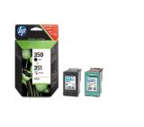 HP 350/351 Combo-pack Inkjet Print Cartridges