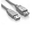 USB2.0 Extension Cable USB A/A M/F,sh.,grey-1.8m