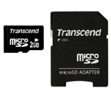 Transcend 2GB microSD (with adapter)