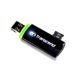 Transcend SD/microSD Reader, USB 2.0, Black