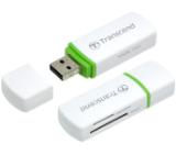 Transcend SD/microSD Reader, USB 2.0, White