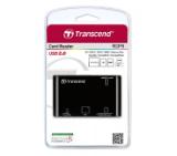 Transcend All-in-1 Multi Memory Card Reader, USB 2.0, Black