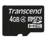 Transcend 4GB microSDHC (No Box & Adapter, Class 4)