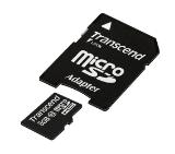 Transcend 8GB microSDHC (with adapter, Class 10)