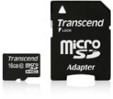 Transcend 16GB microSDHC (with adapter, Class 10)