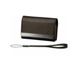 Sony LCS-TWK Stylish leather like case with hand strap, for T, W, J, black