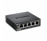 D-Link 5-port 10/100/1000 Gigabit Metal Housing Desktop Switch