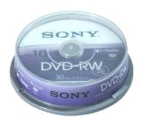 Sony 8cm DVD+RW 30min 10pcs spindle
