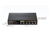 D-Link 5-Port Fast Ethernet PoE Desktop Switch