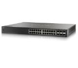 Cisco SG500X-24P 24-Port Gig PoE with 4-Port 10-Gigabit Stackable Managed Switch