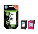 HP 300 Combo-pack Black/Tri-color Ink Cartridges