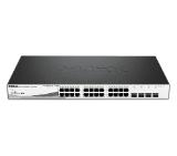 D-Link 24 PoE 10/100/1000 Base-T port with 4 x 1000Base-T /SFP ports