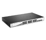 D-Link 24 PoE 10/100/1000 Base-T port with 4 x 1000Base-T /SFP ports