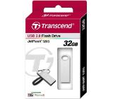 Transcend 32GB JETFLASH 520, Silver Plating