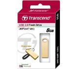 Transcend 8GB JETFLASH 520, Gold Plating