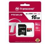 Transcend 16GB micro SDHC UHS-I Premium (with adapter, Class 10)