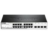 D-Link 16 10/100/1000 Base-T port with 4 x 1000Base-T /SFP ports