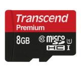 Transcend 8GB micro SDHC UHS-I Premium (with adapter, Class 10)