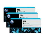 HP 771C 3-pack 775-ml Matte Black Designjet Ink Cartridges