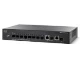 Cisco SG300-10 10-port Gigabit Managed SFP Switch (8 SFP + 2 Comb)