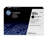 HP 80X Black Dual Pack LaserJet Toner Cartridges