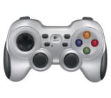 Logitech Gamepad F710, Dual Vibration Feedback, Steam Support, D-Pad, 2.4 GHz Wireless