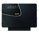 ZyXEL NBG6716, Simultaneous Dual-Band Wireless AC1750 Media Router, 802.11ac (450Mbps/2.4GHz+1300Mbps/5GHz), back compatibility with 802.11b/g/n/a, 4xGiga LAN, 1xGiga WAN, 2xUSB (NetUSB), DoS prevention, WPA2, QoS, Bandwidth management, WPS button