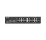 ZyXEL GS1100-16 16-port 10/100/1000Mbps Gigabit Ethernet switch, Fanless, 802.3az (Green), 19" rackmount