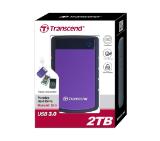 Transcend 2TB StoreJet 2.5" H3P, Portable HDD, USB 3.1