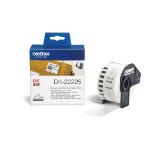 Brother DK-22225 White Continuous Length Paper Tape 38mm x 30.48m, Black on White