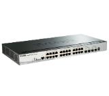 D-Link 28-Port Gigabit Stackable SmartPro PoE Switch including 2 SFP ports and 2 x 10G SFP+ ports
