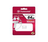 Transcend 64GB JETFLASH 710, USB 3.1, Silver Plating