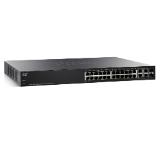 Cisco SF300-24PP 24-port 10/100 PoE+ Managed Switch w/Gig Uplinks