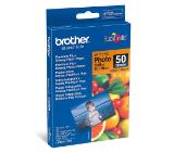 Brother BP71GP50 Premium Plus Glossy Photo Paper, A6 (4x6"), 50 Sheets