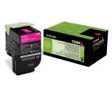 Lexmark 70C20M0 CS/CX310, 410, 510 Magenta Return Programme 1K Toner Cartridge