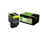 Lexmark 70C20Y0 CS/CX310, 410, 510 Yellow Return Programme 1K Toner Cartridge