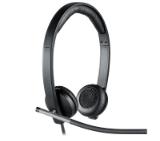 Logitech USB Headset H650e Stereo, Flexible Mic, In-line Controls, Echo Cancellation, Noise-cancelling, USB