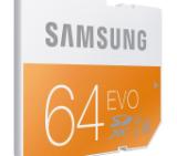 Samsung 64GB SD Card EVO, Class10, UHS-1 Grade1, Up to 48MB/S