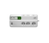 APC Essential SurgeArrest 6 outlets with 5V, 2.4A 2 port USB charger, 230V Germany
