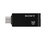 Sony Micro USB + USB 2.0 32GB, black