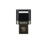 Sony Micro USB + USB 3.0 16GB, black