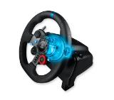 Logitech G29 Driving Force Racing Wheel, PlayStation 4, PlayStation 3, PC, 900° Rotation, Dual Motor Force Feedback, Adjustable Pedals, Leather