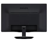 Philips 200V4QSBR, 19.53" Wide MVA LED, 8 ms, 10M:1 DCR, 250 cd/m2, 1920x1080 FullHD, DVI, Black