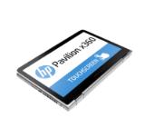 HP Pavilion x360 13-s102nu Natural silver, Core i5-6200U(2.3Ghz/3MB), 13.3" FHD UWVA AG Touch + WebCam, 4GB DDR3L 1DIMM, 128GB M.2 SSD, WiFi b/g/n + BT, 3 Cells Batt,  Win 10 64bit, 2Y Warr