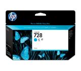 HP 728 130-ml Cyan DesignJet Ink Cartridge