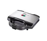 Tefal SM155233, Ultracompact, 700W, Fixed non-stick plates, Ready-light indication, black/silver