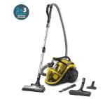Rowenta RO8324EA, Silence Force MultiCyclonic, 750W, HEPA13, 2L, Ergo Comfort Silence handle with brush, Parquet, Crevice tool, Upholstery nozzle, yellow